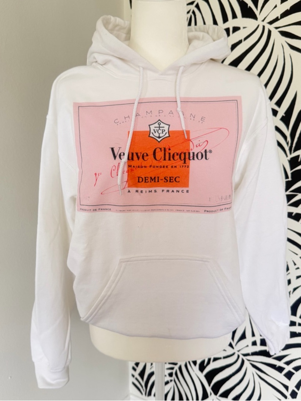Veuve Clicquot White Hoodie